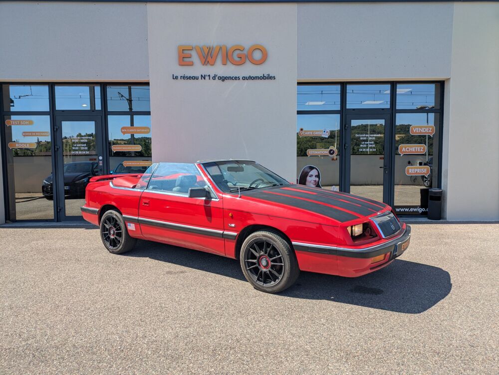 Le Baron 3.0L V6 136cv CAPOTE ELECTRIQUE - REGULATEUR VITESSE/ Si&egrave;ges 1990 occasion 69420 Ampuis