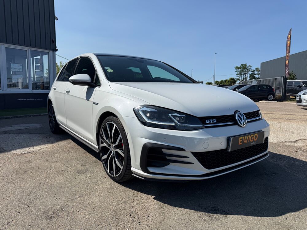 Golf 2.0 TDI 184 CH BLUEMOTION GTD BVA - TOIT OUVRANT - CARPLAY/A 2018 occasion 27000 &Eacute;vreux