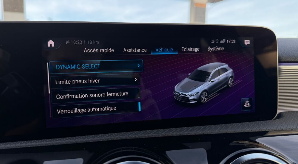 Classe A IV 200 D AMG LINE 8G-DCT + SI&Egrave;GES AV CHAUFFANTS + BURMESTER 2019 occasion 54000 Nancy
