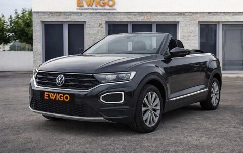 Volkswagen T-ROC CABRIOLET 1.0 TSI 110 STYLE BVM6 2 MAINS- VOLANT+SIEGES CHA 2021 occasion Sainte-Maxime 83120