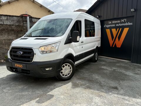 Ford Transit 2T Fg 6 PLACES T330 L2H2 2.0 EcoBlue 130ch S&S Cabine Approf 2020 occasion Tr&eacute;lissac 24750