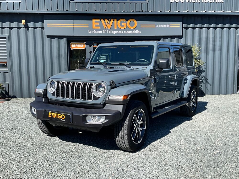 Wrangler 2.0 T 380H 270 4XE HYBRID PHEV UNLIMITED SAHARA AWD BVA 2024 occasion 17000 La Rochelle