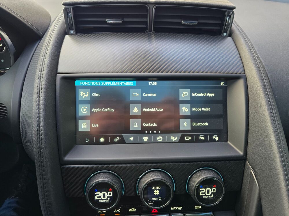 F-Type 3.0 V6 SURALIMENTE 380ch R-DYNAMIC AWD MERIDIAN/TOIT PANORAM 2018 occasion 68170 Rixheim
