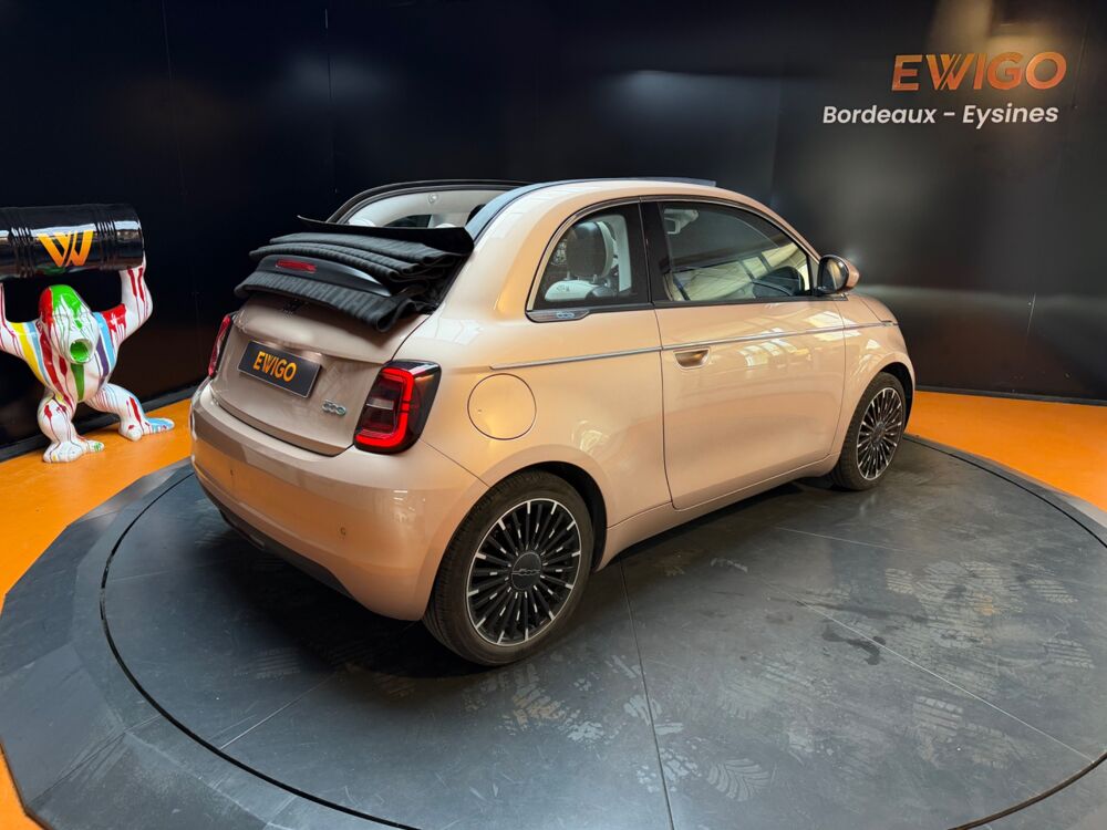 500 E CABRIOLET - 120CH - 42KWH AUTONOMIE 320KMH - FINITION LA PRI 2022 occasion 33320 Eysines