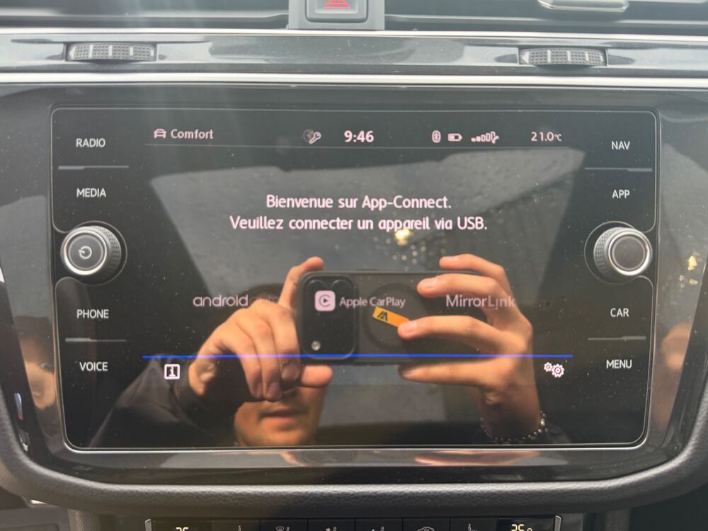Tiguan BLACK R-LINE 150Ch DSG ORIGINE FR - SUIVI VOLKSWAGEN -TOIT O 2019 occasion 27000 &Eacute;vreux