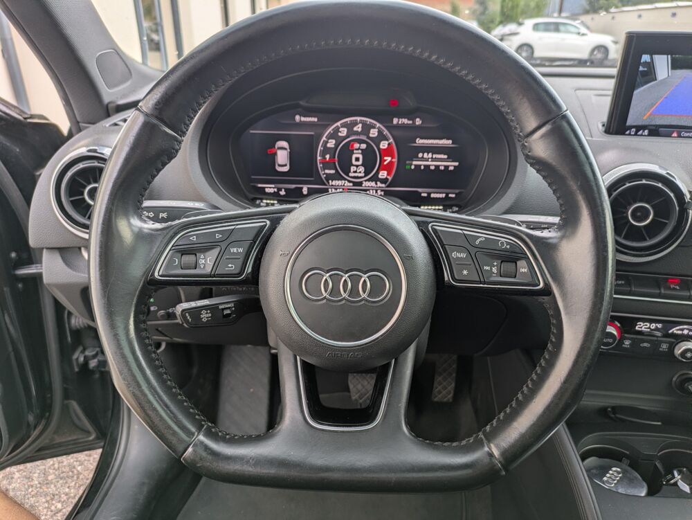 A3 SPORTBACK 2.0 TFSI 190ch DESIGN LUXE S-TRONIC - Toit ouvrant 2017 occasion 69420 Ampuis