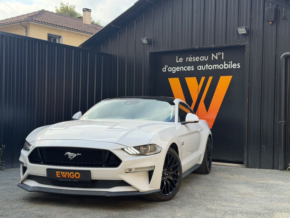 Mustang GT 5.0 V8 450 Ch BVA10 / FRANCAISE / SIEGES CHAUFFANTS VENTI 2018 occasion 24750 Tr&eacute;lissac