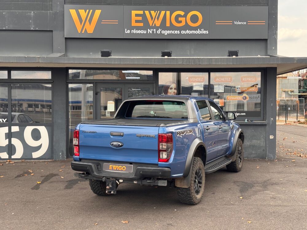 Ranger DOUBLE CABINE 2.0 ECOBLUE 213ch RAPTOR 4X4 BVA 2019 occasion 26000 Valence