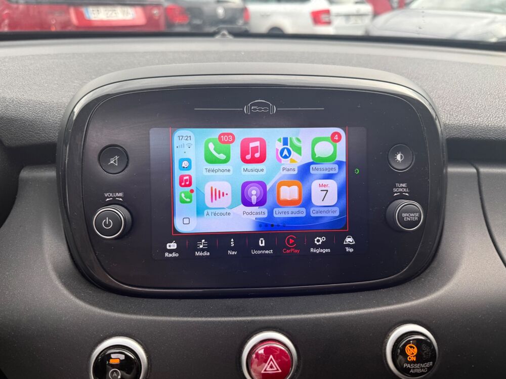 500 X 1.6 MJT 120 S-DESIGN 4X2 DCT BVA TOIT OUVRANT CARPLAY 2018 occasion 25000 Besan&ccedil;on