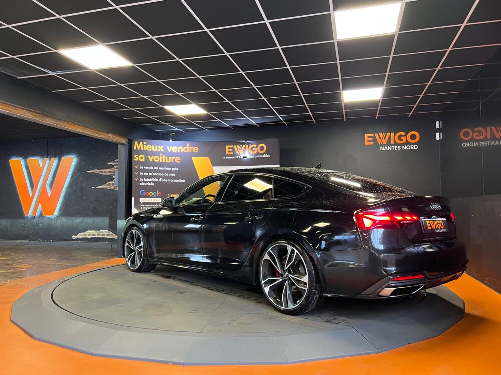 A5 SPORTBACK 40 TDI 205 BLACK LINE S-TRONIC BVA // SI&Egrave;GES &Eacute;LECT 2022 occasion 44300 Nantes