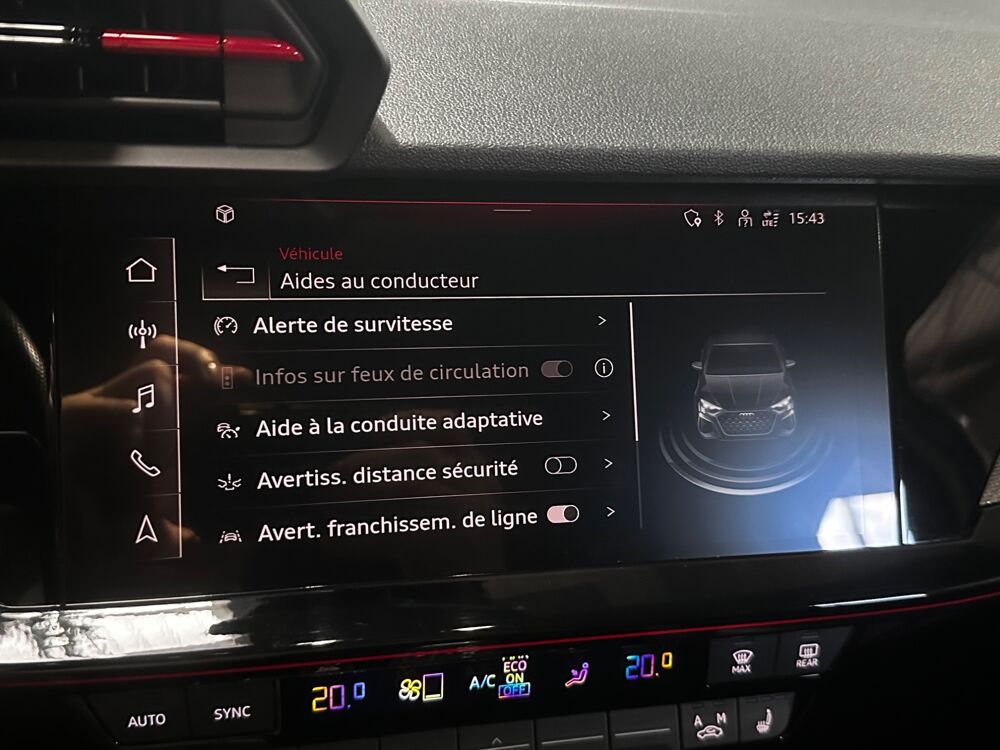 RS3 BERLINE 2.5 TFSI 400 QUATTRO S-TRONIC / B&O / TOIT OUVRANT / 2022 occasion 29000 Quimper