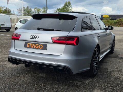 RS6 AVANT 4.0 TFSI 605 ch PERFORMANCE QUATTRO Gris Argent Fleure 2017 occasion 68170 Rixheim