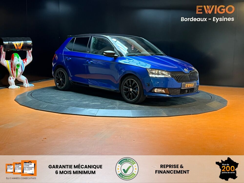 Fabia 1.0 TSI 95 MONTE CARLO // CARPLAY // CAMERA DE RECUL // REGU 2019 occasion 33320 Eysines