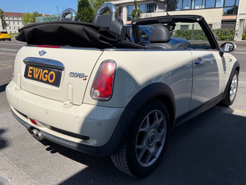 Cooper PEPPER WHITE 1.6 170 CH COOPER S CABRIOLET 2007 occasion 40000 Mont-de-Marsan