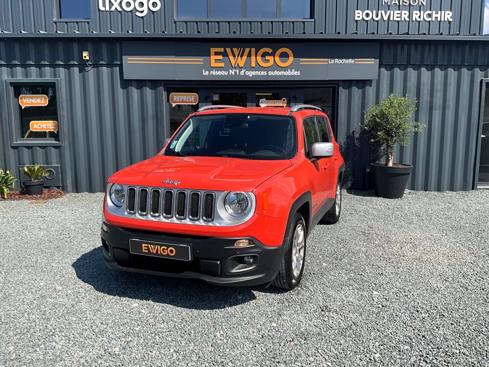 Renegade 1.6 MULTIJET 120CH LIMITED EDITION 2WD / ENTRETIENT COMPLET 2018 occasion 17000 La Rochelle