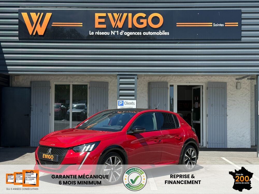208 1.2 PURETECH 100 GT LINE BVA / TOIT PANORAMIQUE / ENTRETIEN 2020 occasion 17100 Saintes
