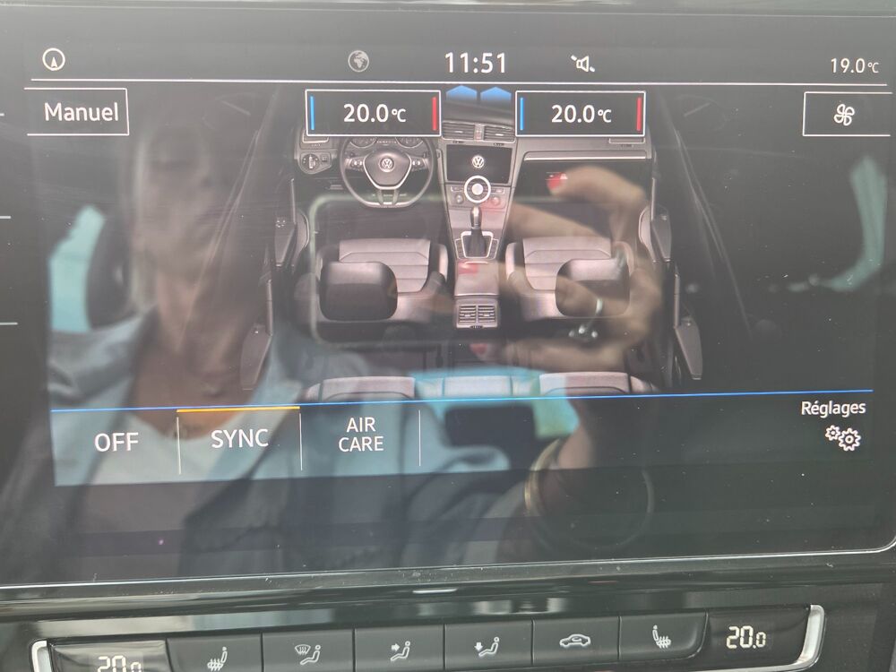 Golf 2.0 TDI 150 Cv CARAT EXCLUSIVE AVEC PACK R-LINE EXTERIEUR DS 2019 occasion 33210 Maz&egrave;res