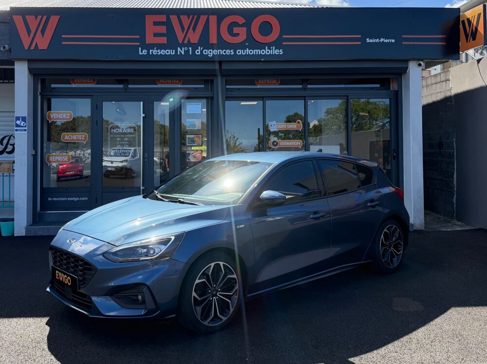 Focus IV 1.0 ECOBOOST 125 MHEV ST-LINE + CAMERA + CARPLAY + ACCES 2020 occasion 97410 Saint-Pierre