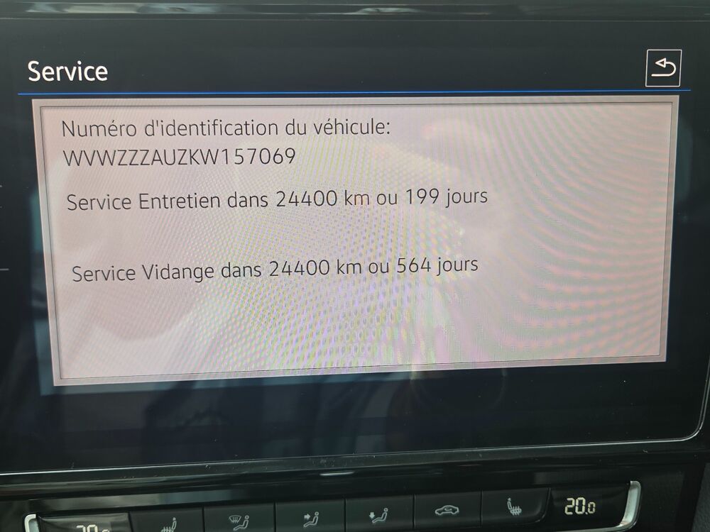 Golf 2.0 TDI 150 Cv CARAT EXCLUSIVE AVEC PACK R-LINE EXTERIEUR DS 2019 occasion 33210 Maz&egrave;res