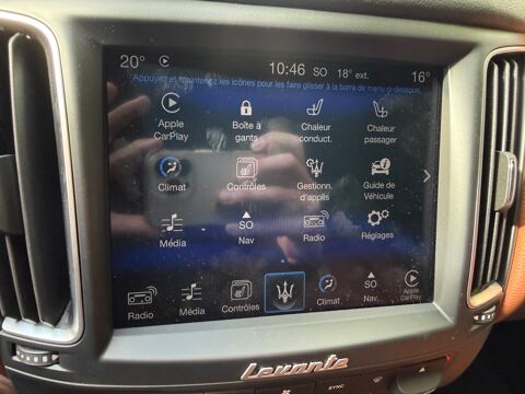 Levante 3.0 D 275Ch GRANSPORT NERISSIMO BVA - SUSPENSION PILOTE - V8 2017 occasion 76150 Saint-Jean-du-Cardonnay