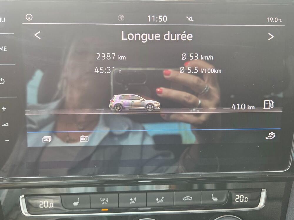 Golf 2.0 TDI 150 Cv CARAT EXCLUSIVE AVEC PACK R-LINE EXTERIEUR DS 2019 occasion 33210 Maz&egrave;res