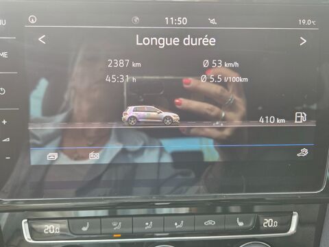 Golf 2.0 TDI 150 Cv CARAT EXCLUSIVE AVEC PACK R-LINE EXTERIEUR DS 2019 occasion 33210 Maz&egrave;res