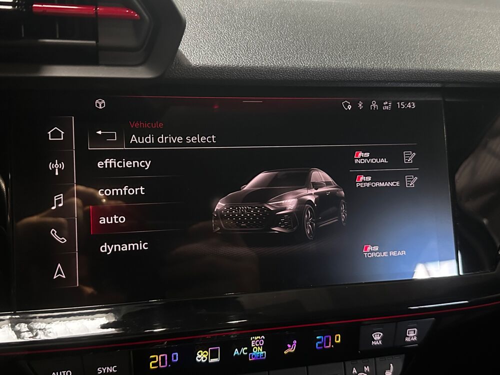 RS3 BERLINE 2.5 TFSI 400 QUATTRO S-TRONIC / B&O / TOIT OUVRANT / 2022 occasion 29000 Quimper
