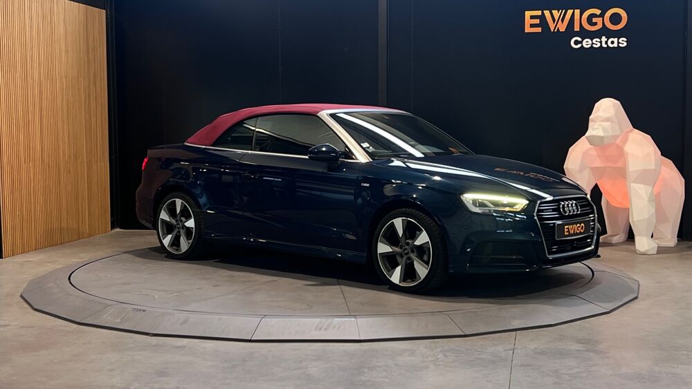 A3 CABRIOLET 2.0 TDI 184ch S-LINE QUATTRO S-TRONIC - B&O - LED 2017 occasion 33610 Cestas