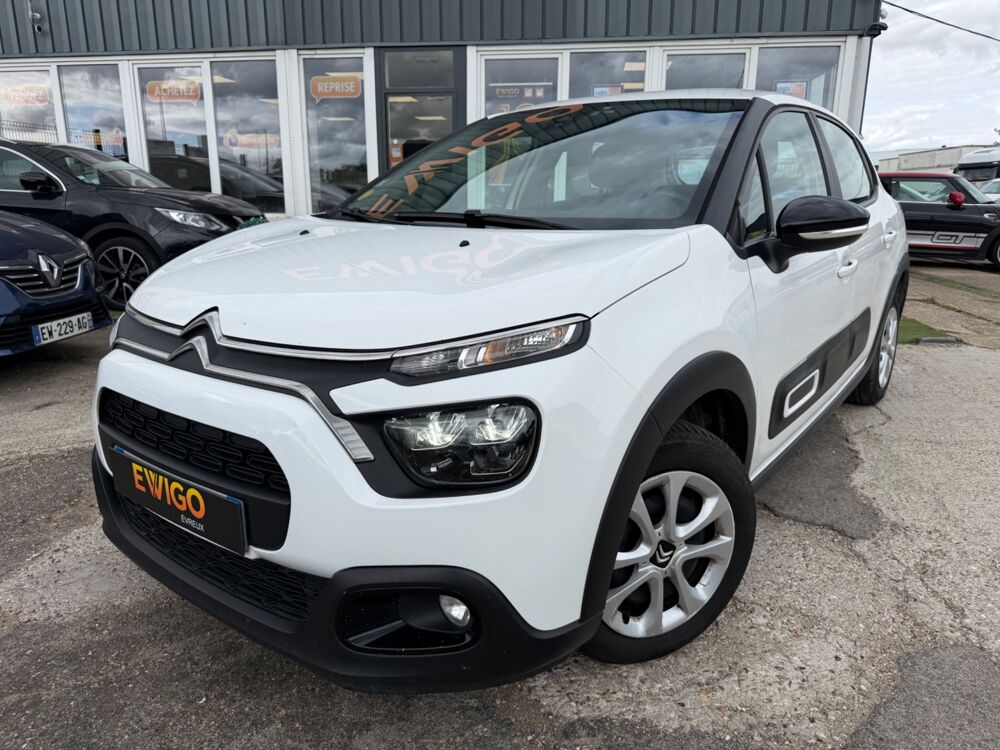 C3 SOCIETE 2 PLACES 1&Egrave;RE MAIN 100Ch - TVA RECUPERABLE - CARPLAY 2021 occasion 27000 &Eacute;vreux