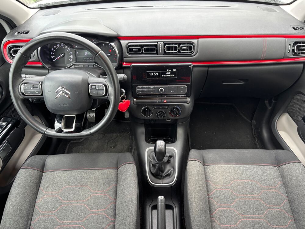 C3 1.2 PURETECH 80 FEEL S&S / COURROIE NEUVE / BLUETOOTH / CLIM 2019 occasion 40000 Mont-de-Marsan