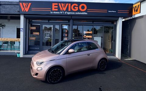 Fiat 500 E ELECTRIC 120 CH 42KWH ICONE BVA + CAMERA DE RECUL + TOIT OUV 2022 occasion Saint-Pierre 97410