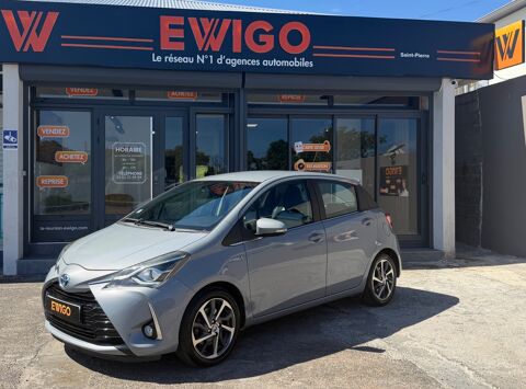 Toyota Yaris 1.5 VVTI 100H 75 HYBRID FULL-HYBRID DESIGN BVA + CAMERA 2020 occasion Saint-Pierre 97410