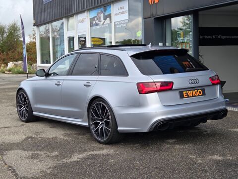 RS6 AVANT 4.0 TFSI 605 ch PERFORMANCE QUATTRO Gris Argent Fleure 2017 occasion 68170 Rixheim