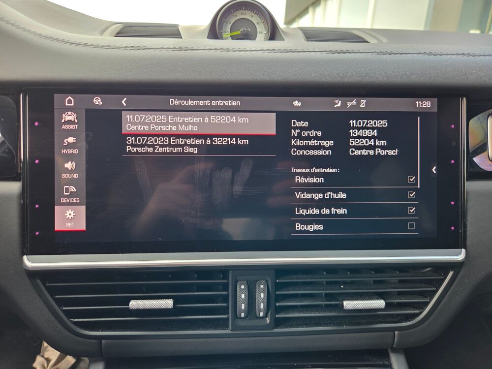 Cayenne 3.0 E-HYBRID 462H 340 PHEV 17,9 KWH PACK SPORT ALL&Eacute;G&Eacute; Carbon 2021 occasion 68170 Rixheim