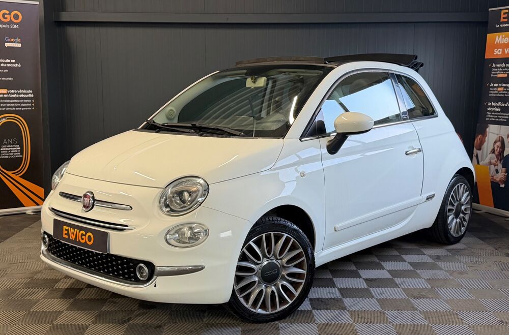 500 CABRIOLET 1.2 70 Ch CLUB START-STOP - 92 590 Kms 2016 occasion 79000 Niort