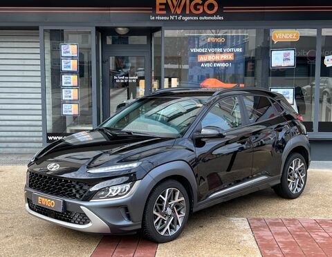 Hyundai Kona 1.6 GDI 141ch HYBRID HEV INTUITIVE DCT - ENTRETIEN COMPLET H 2022 occasion Forbach 57600