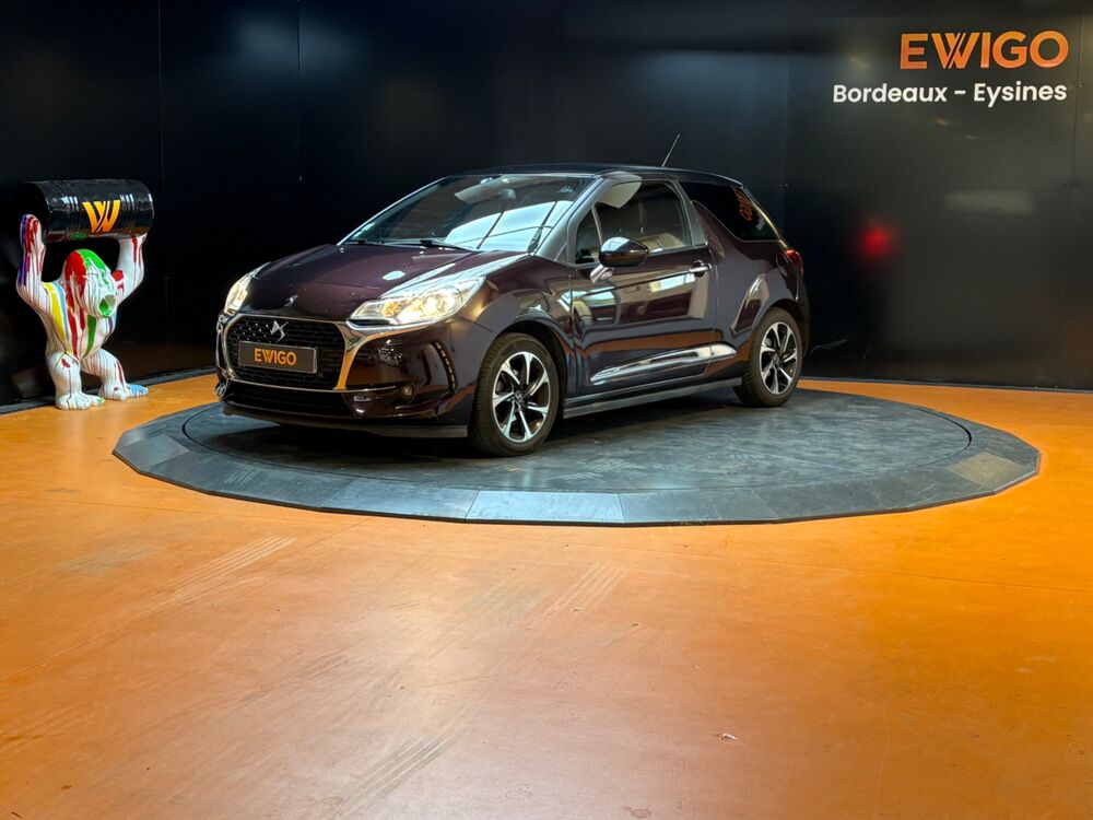 DS3 1.2 PURETECH 110 S&S EAT6 So Chic / CARPLAY / BLUETOOTH / R&Eacute; 2016 occasion 33320 Eysines