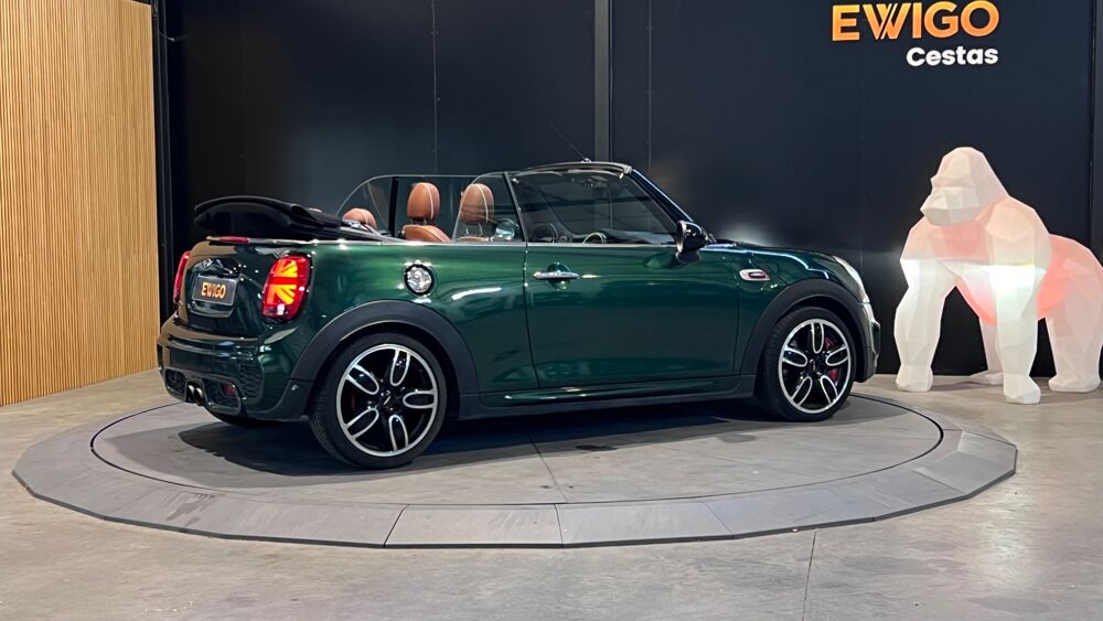 Cooper CABRIOLET 2.0 231 JOHN COOPER WORKS BVA - SELLERIE CUIR CAME 2016 occasion 33610 Cestas