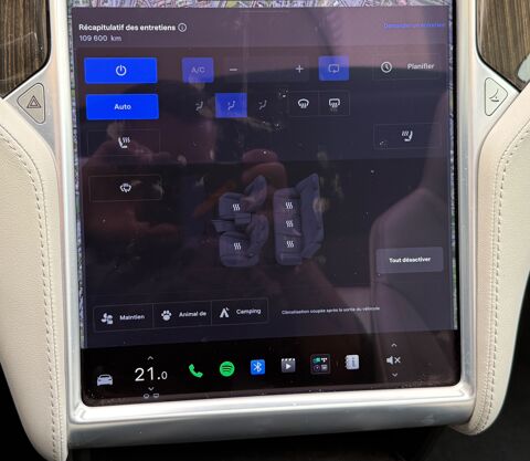 Model S MODEL S 85 KWh + TOIT OUVRANT + MCU2 + SOH 96% 2014 occasion 54000 Nancy
