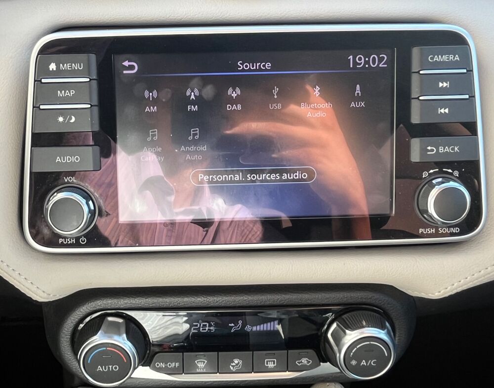 Micra 1.5 dci 90 TEKNA + CAM&Eacute;RA + CARPLAY + R&Eacute;GULATEUR + LINE ASSI 2019 occasion 54000 Nancy