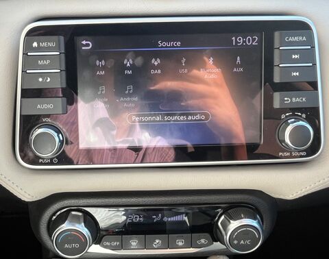 Micra 1.5 dci 90 TEKNA + CAM&Eacute;RA + CARPLAY + R&Eacute;GULATEUR + LINE ASSI 2019 occasion 54000 Nancy