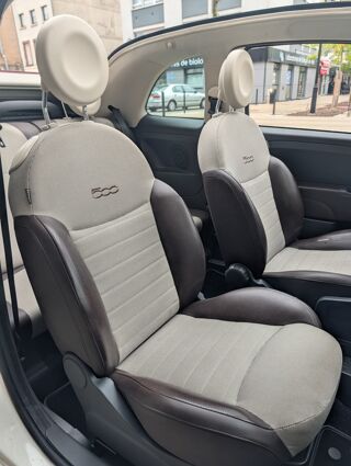 500 C 0.9 TWINAIR 85ch LOUNGE - RADAR AR CAPOTE ROUGE - ENTRETIEN 2014 occasion 57600 Forbach