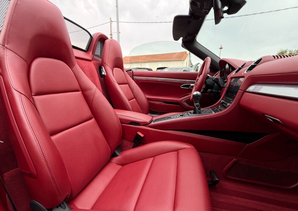Boxster (982) 2.0 300CH - BVM6 - CUIR ETENDU ROUGE BORDEAUX - JANTES 2020 occasion 13700 Marignane