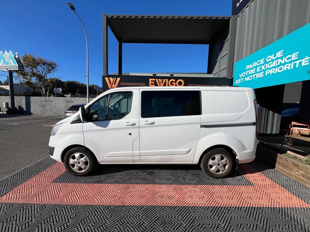 Transit Custom FOURGON 270 2.0 TDCI 170 L1H1 COURT PC-TN LIMITED 2016 occasion 83600 Fr&eacute;jus