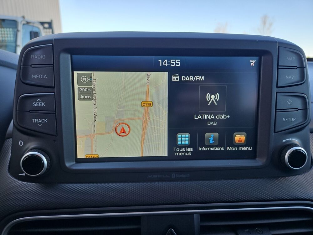 Kona 1.6 CRDI 136 EXECUTIVE 4WD DCT BVA GPS CAMERA CARPLAY 2019 occasion 38590 Saint-&Eacute;tienne-de-Saint-Geoirs