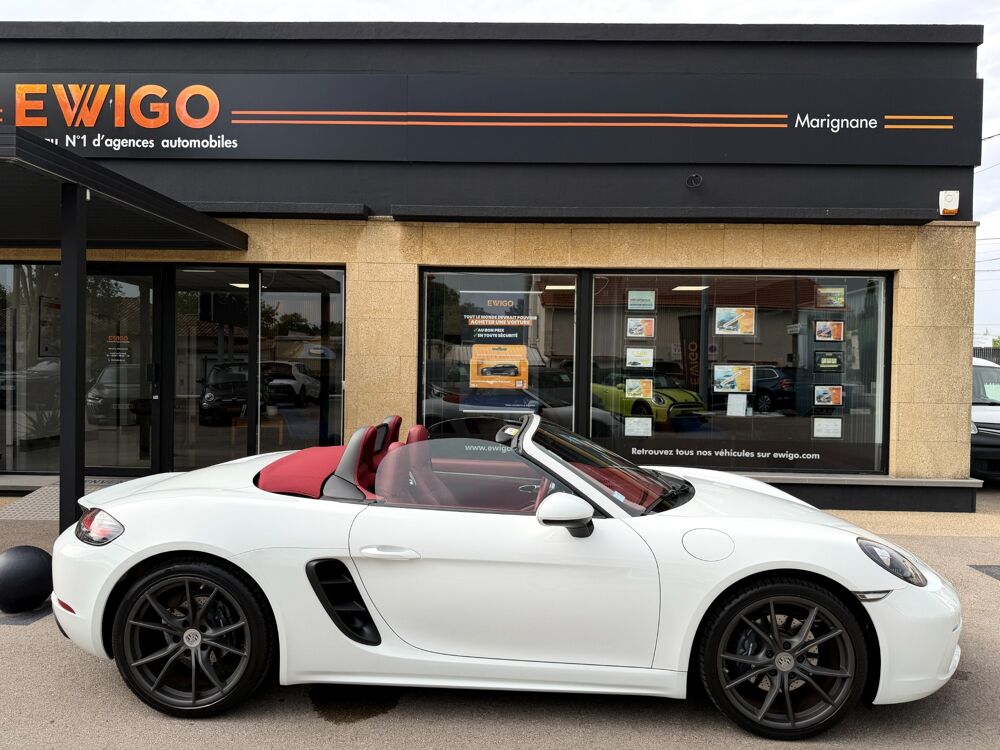 Boxster (982) 2.0 300CH - BVM6 - CUIR ETENDU ROUGE BORDEAUX - JANTES 2020 occasion 13700 Marignane