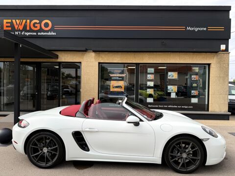 Boxster (982) 2.0 300CH - BVM6 - CUIR ETENDU ROUGE BORDEAUX - JANTES 2020 occasion 13700 Marignane