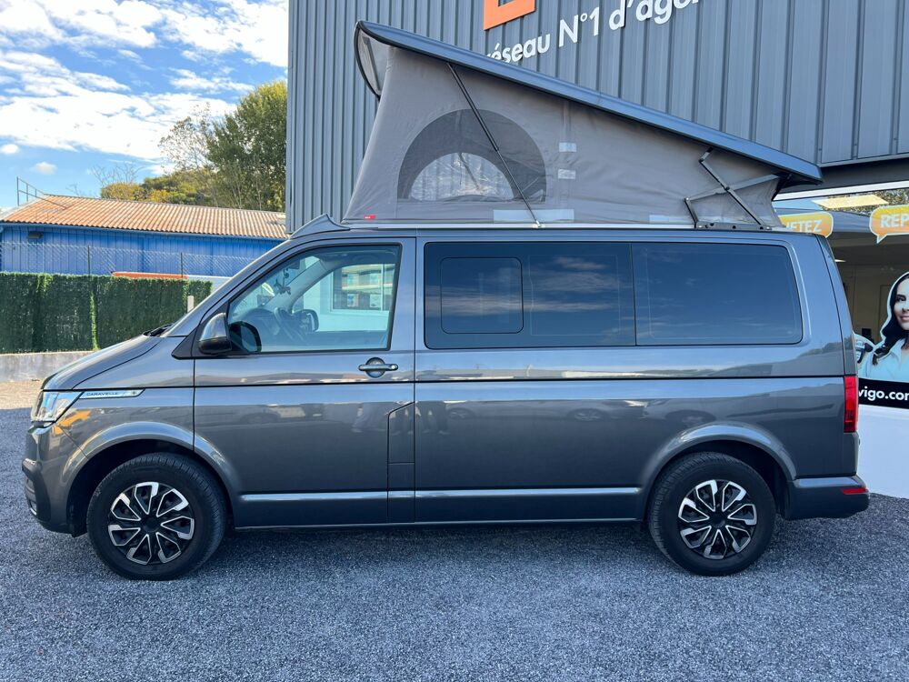 Caravelle Caravaning Van Am&eacute;nag&eacute; Toit Relevable VP T6.1 L1 2.0 TDI 15 2020 occasion 64122 Urrugne