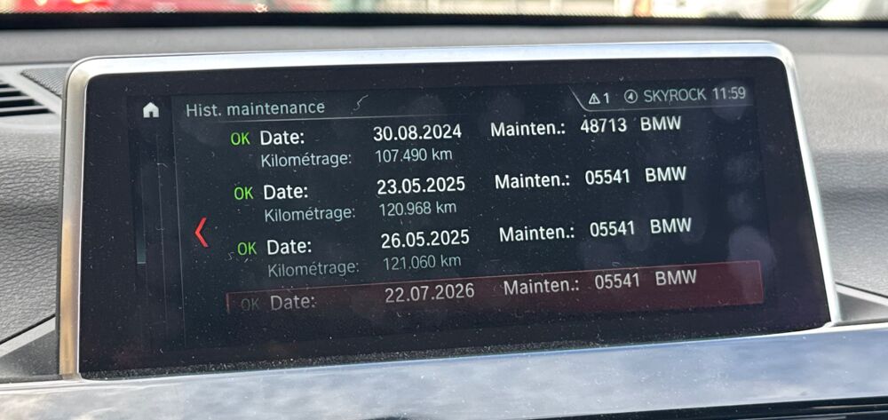 X1 2.5 D 230 M SPORT XDRIVE BVA + CARPLAY + CAMERA + HUD + HAYO 2018 occasion 54000 Nancy