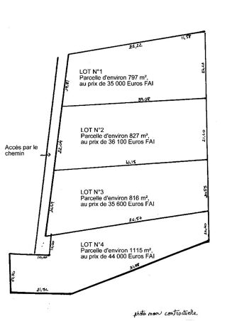 Terrain � vendre 797 m�